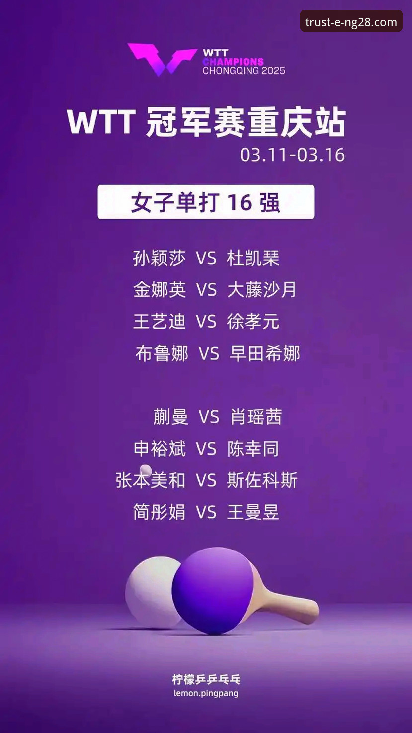 一场青春风暴的战术复盘：WTT重庆冠军赛决赛深度评测